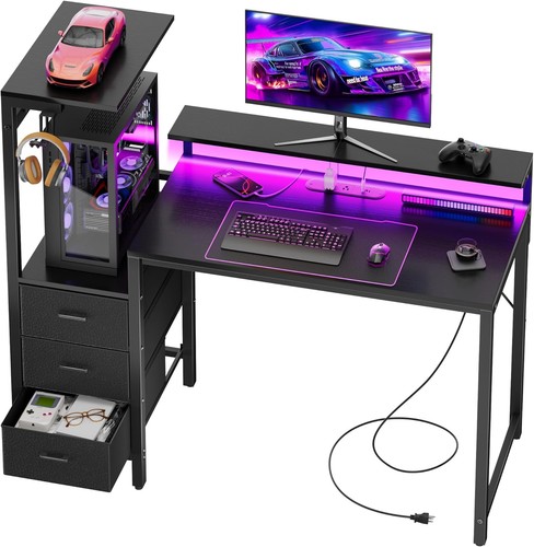 Gaming computer desk with - desk,